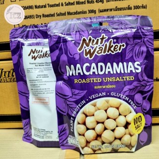 Nut Walker Macadamias Roasted Unsalted แมคคาดาเมียอบ 300g