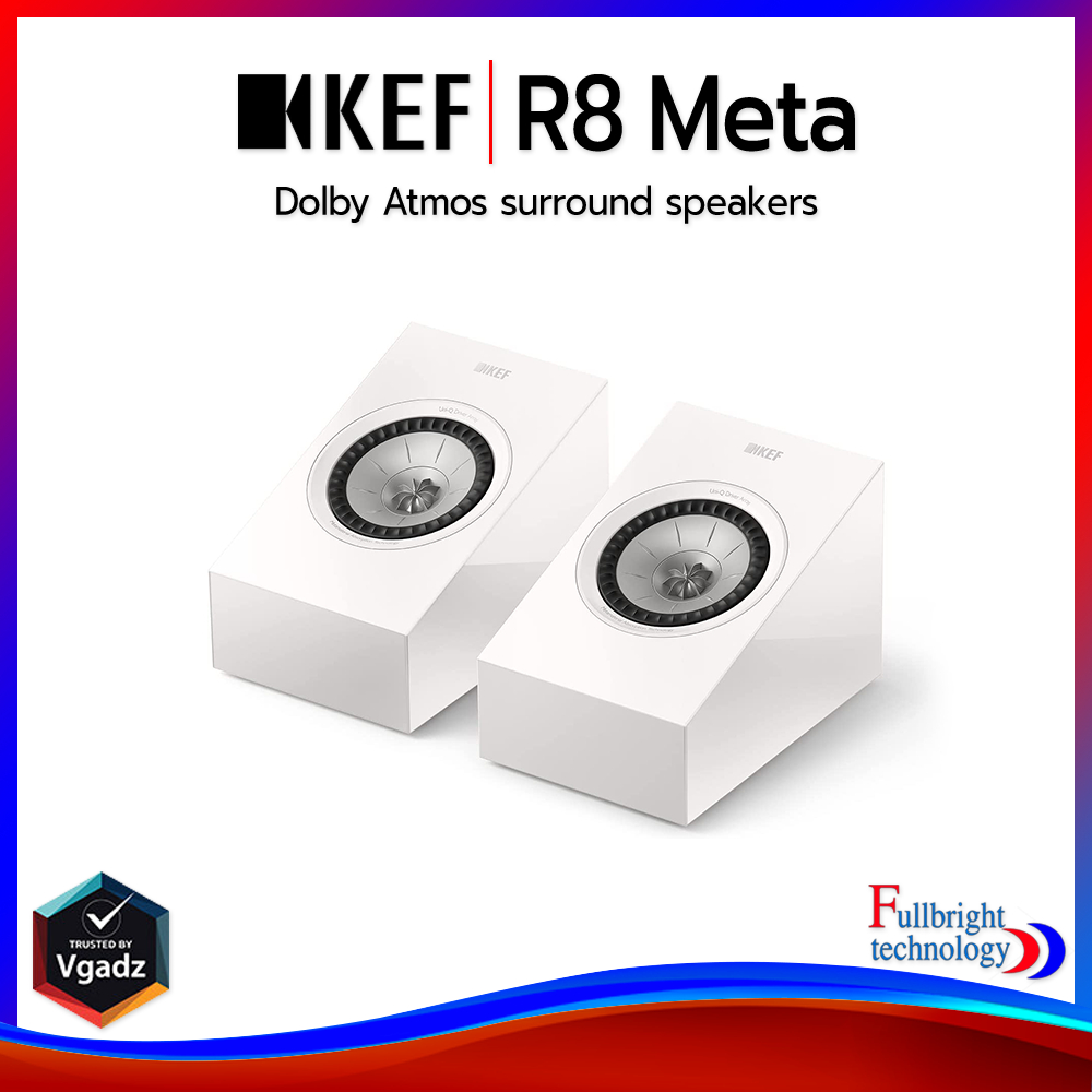KEF R8 Meta Dolby Atmos Speaker ลําโพงเซอร์ราวด์ ขนาด 5.25 นิ้ว 150 วัตต์ รับประกันศูนย์ไทย 1 ปี