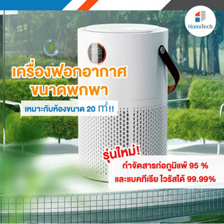 [ รุ่นใหม่ ระบบกรอง 3 ชั้น! ] เครื่องฟอกอากาศขนาดพกพา Smart Air Purifiers ฝุ่นละออง ฝุ่นPM 2.5 เหมาะกับห้องขนาด 20 ตร.ม.