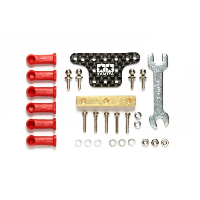 Tamiya 95387 - Mass Damper Set w/Ball Connectors (Block Weight/Carbon Plate)