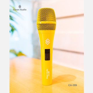 CLEAN AUDIO : CA-289 YELLOW Dynamic Microphone