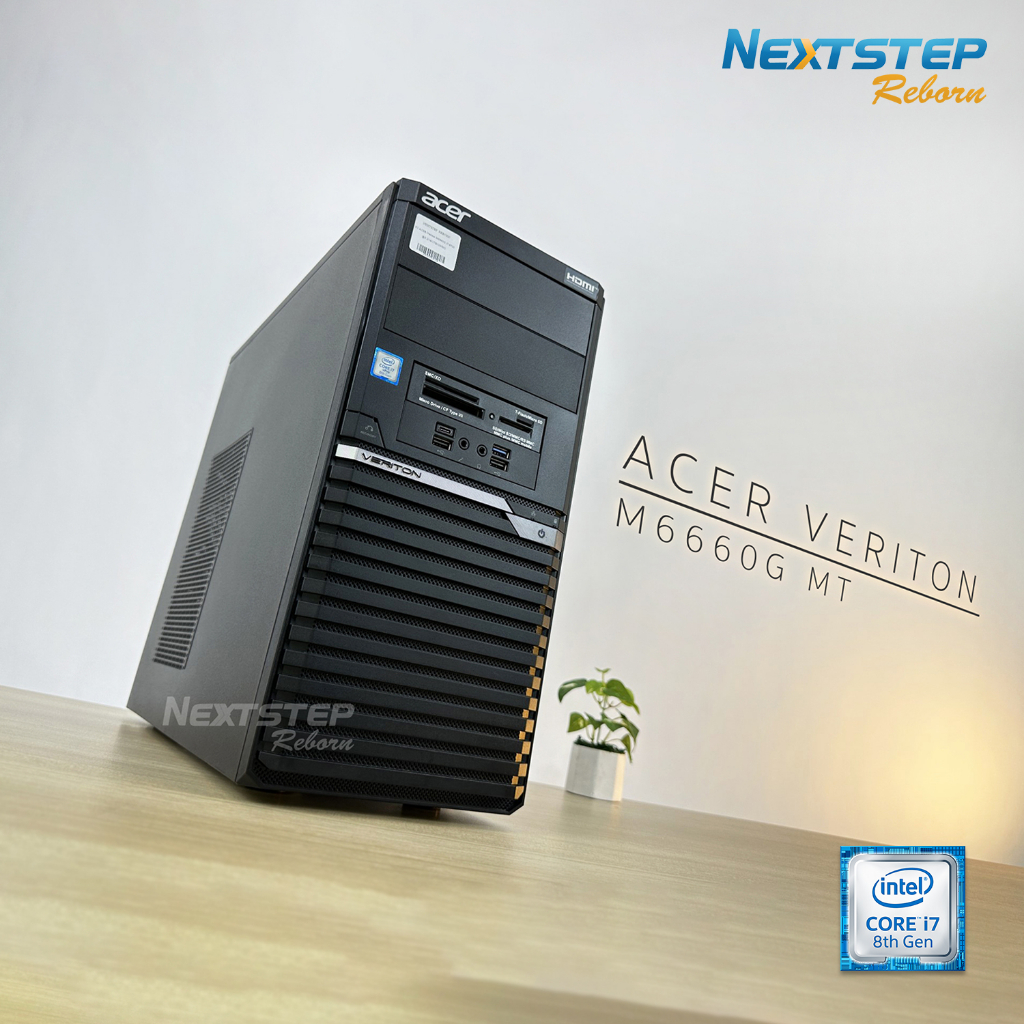Acer M6660G Core i7 8700 Ram 16GB HDD 1TB UHD630 มี HDMI สินค้ามือ2 รับประกัน 3 เดือน