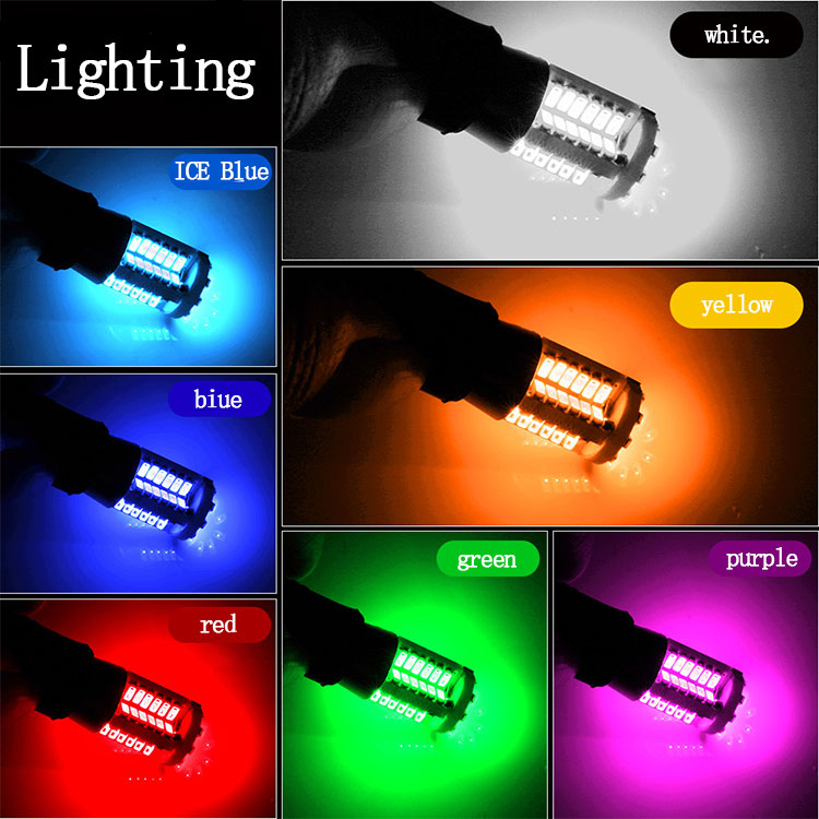 12-24VLED T10 3014 57smd ไฟ Led รถยนต์ ไฟประตู ไฟท้าย ไฟเบรค ไฟสัญญาณด้านข้าง