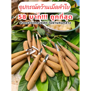 🔪🔖มีดคว้านลำไย ที่คว้านลำไย ไม้คว้านลำไย ออกแบบเฉพาะสำหรับคว้านเม็ดลำไย ลิ้นจี่ หรือสินค้าที่เป็นเม็ด