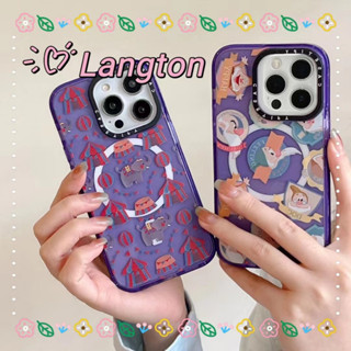 🌈Langton🌸ช้าง คนแคระทั้งเจ็ด การ์ตูน สาวน่ารักหัวใจ iphone 11 14 pro max ขอบเต็ม ป้องกันการหล่น case for iPhone 12 13