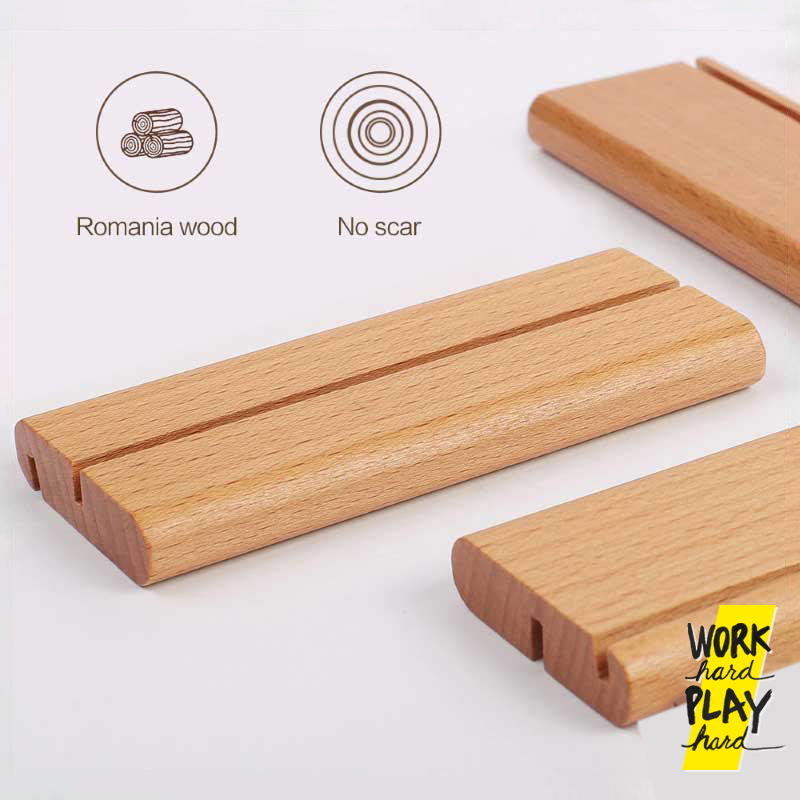 WHPH shop ป้ายราคา ป้ายฐานไม้ ป้ายอะคริลิค ป้ายตั้งโต๊ะ สไตล์ MUJI minimal - รูปที่ 5