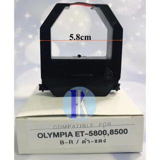 ตลับผ้าหมึกตอกบัตรดำแดง OLYMPIA ET5800 / ET6200 / ET7500 / ET8500 / Vertex ST-810 / VR820 ของเทียบเท่า ยี่ห้อ YOKATTA