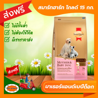 [ส่งฟรีไม่ต้องใช้โค้ด!!] สมาร์ทฮาร์ท โกลด์ มาเธอร์แอนด์เบบี้ด็อก แม่สุนัขให้นม และลูกหย่านม 15กก.