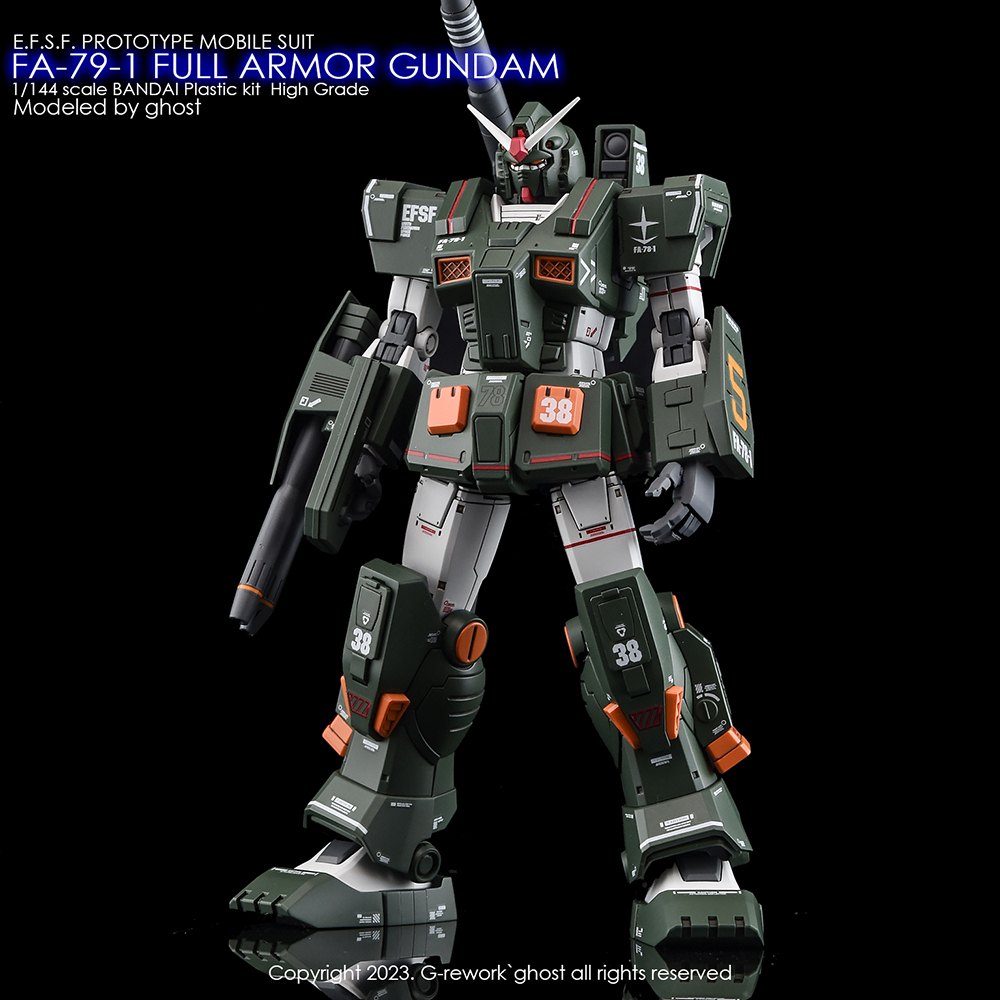 Water Decal [HG] FA-78-01 FULL ARMOR GUNDAM ของแท้จาก G-Rework