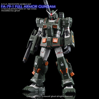 Water Decal [HG] FA-78-1 FULL ARMOR GUNDAM ของแท้จาก G-Rework