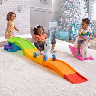 รถขับพร้อมรางสไลเดอร์Step2 Unicorn Up &amp; Down Roller Coaster รางมีความยาวกว่า 9ฟุต
