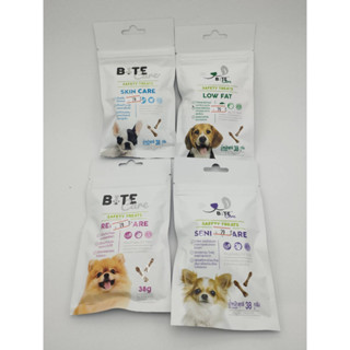 Bite Care  38g ขนมสุนัขแก่หรือมีภาวะโรคไต ความน่ากินสูง ควบคุมโปรตีนและปริมาณฟอสฟอรัส ขนาด 38 กรัม