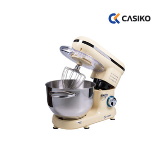 CASIKO เครื่องผสมอาหาร 5.5ลิตร สีครีม รุ่น SW5353S 1000 วัตต์ SW 5353 SW-5353S เครื่องตีไข่ เครื่องตีแป้ง sw 5353s 5353