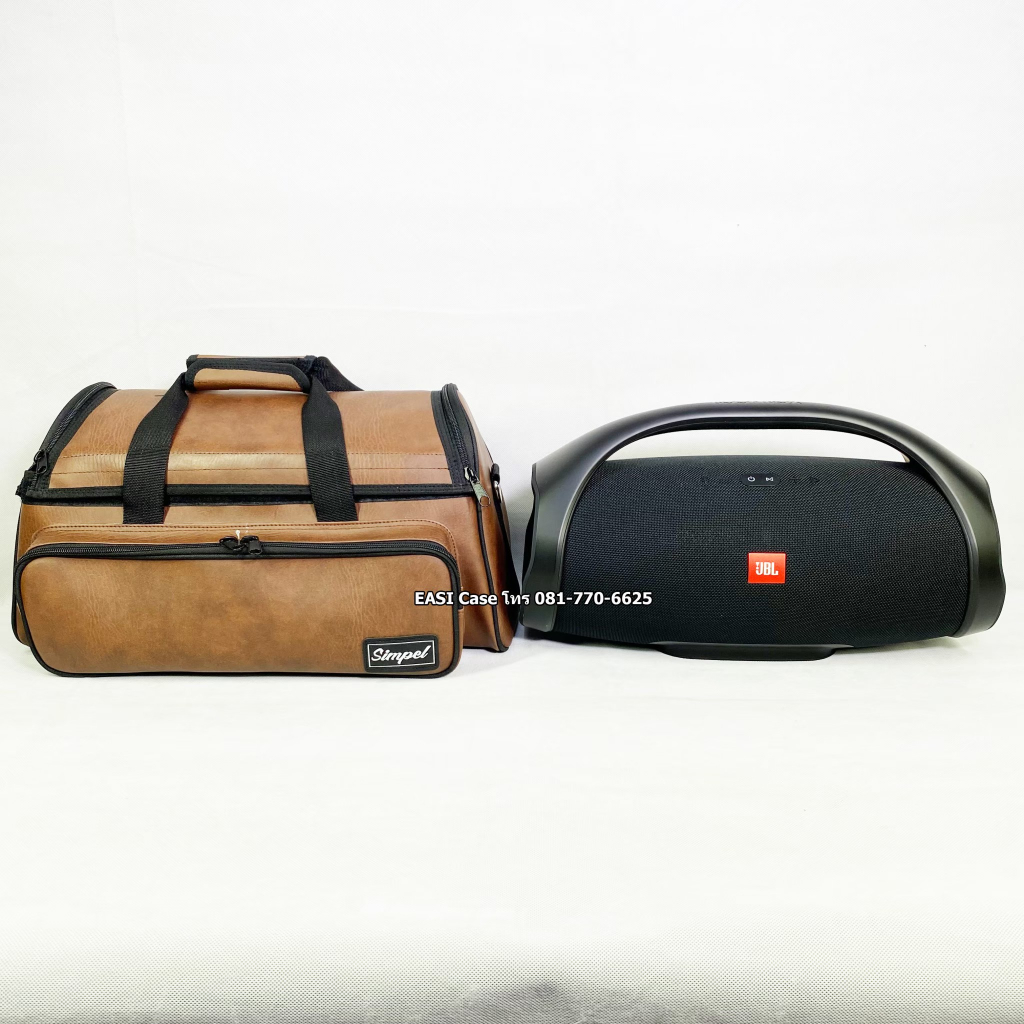 กระเป๋าลำโพง JBL Boombox 1,2,3 [แบบหนังPU] สีน้ำตาล (simpel)