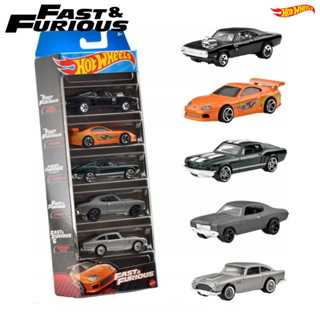 Hot wheels fast &amp; furious 2023 Pack 5 โมเดลรถเหล็ก Hotwheels ชุด5คัน ลิขสิทธิ์แท้ (ราคาพิเศษ)