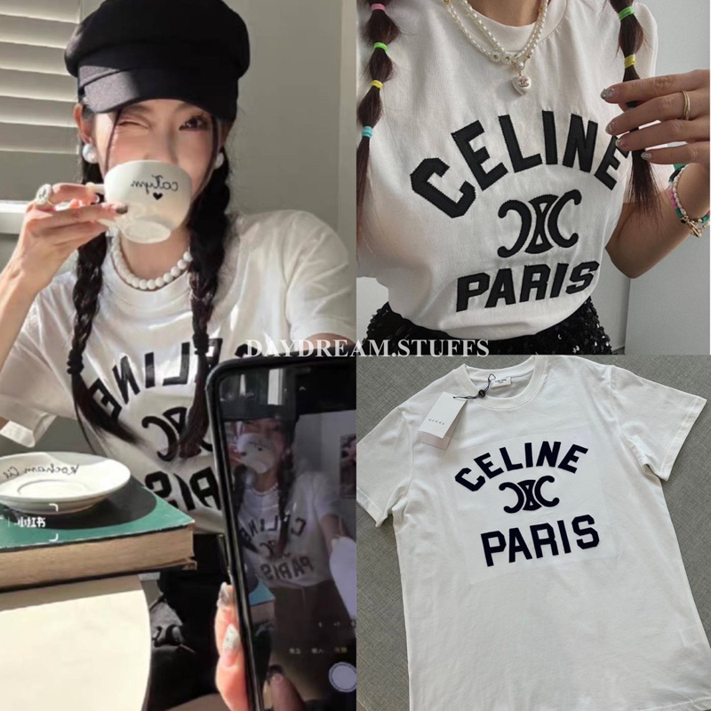 💫พร้อมส่ง💫CLN T-Shirt • เสื้อยืด รุ่นใหม่ แบรนด์ดัง ดีเทลเย็บตัวอักษรติดเสื้อ ผ้าคอทตอนเนื้อนิ่ม ใส่