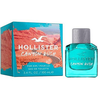 Hollister Fragrances CANYON RUSH FOR HIM Eau de Parfum 100ml น้ำหอมสำหรับผู้ชายกลิ่นหอมสดชื่นสินค้าลิขสิทธิ์แท้