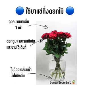 *พร้อมส่งจากไทย* แช่กิ่งดอกไม้ ยืดอายุดอกไม้ในแจกัน 5กรัมต่อซอง