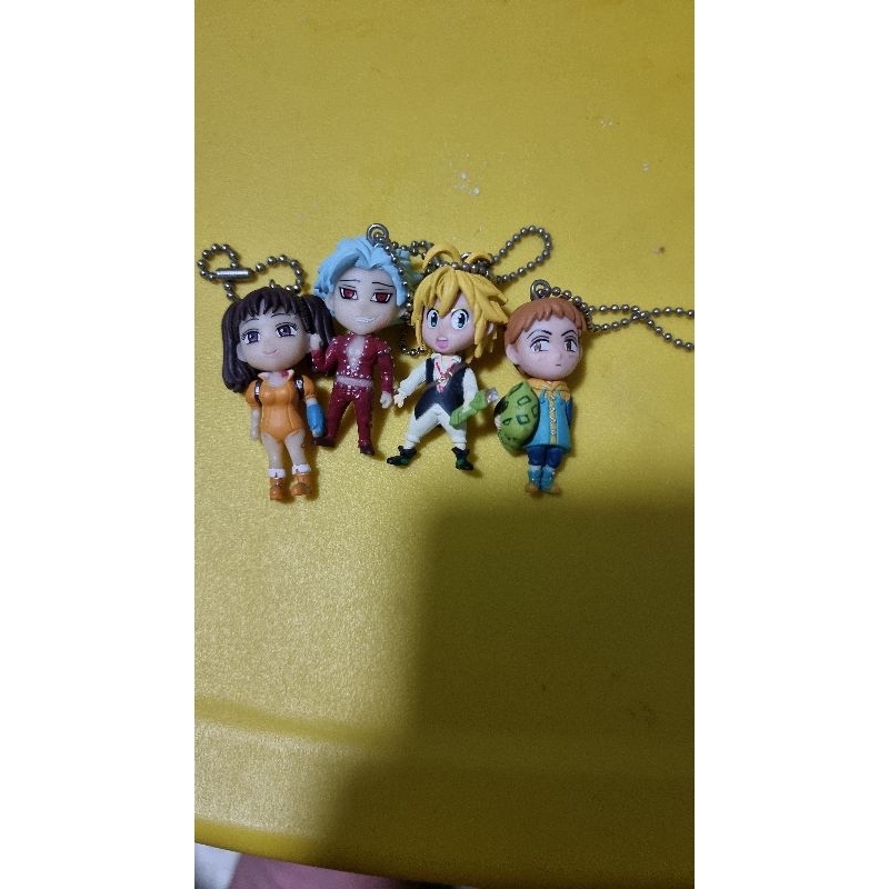 Seven Deadly Sins gashapon 4 ตัวหายาก