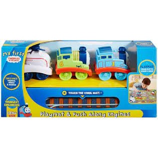 Thomas &amp; Friends My First Playmat &amp; Push Along Engines โทมัส มายเฟิร์สโทมัส รุ่น FMW04