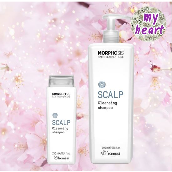Framesi Morphosis Scalp Cleansing Shampoo 250/1000 ml แชมพูขจัดสิ่งสกปรกอย่างล้ำลึก