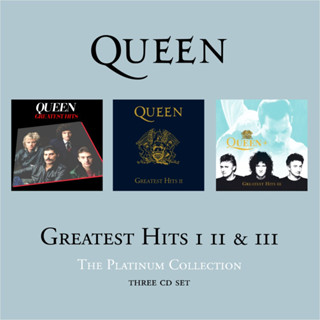 CD Audio คุณภาพสูง เพลงสากล Queen - Greatest Hits I, II &amp; III (ทำจากไฟล์ FLAC คุณภาพเท่าต้นฉบับ 100%)