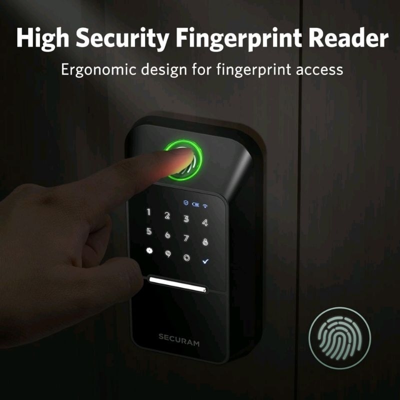 SECURAM EOS – Wi-Fi Fingerprint Smart Door Lock
