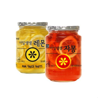 พร้อมส่ง 아임생생 ชาเลมอน, ชาเกรปฟรุต Nokchawon Im SaengSaeng Ginger&amp;Lemon, Grapefrult Tea 550g