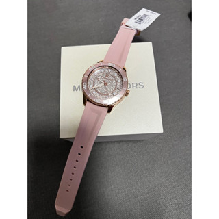 Michael Kors สีสวยทุกสีตัวจริงยิ่งสวยRunway Stainless Steel Watch Stainless Steel Watch MK6852ดำ,MK6853ขาว,MK6854ชมพู