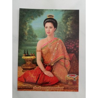 รูปภาพ มงคล พระสุพรรณกัลยา พระพี่นาง ขนาด 8*10นิ้ว ได้ 1 ใบ กราบไหว้ ของขวัญ ของฝาก