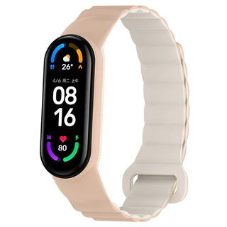 All-in-One สายนาฬิกา Mi Band 7 6 5 4 3 สายนาฬิกาซิลิโคนแม่เหล็ก