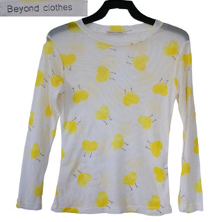 Beyond clothes เสื้อซีทรู แขนยาว เสื้อซีทรูแฟชั่น