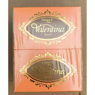 Bsc honeiV valentina soapสบู่วาเลนติน่า สบู่น้ำหอม ขนาด100กรัม ขายแบบ6ก้อน และ12ก้อนเลือกสั่งตาต้องการ