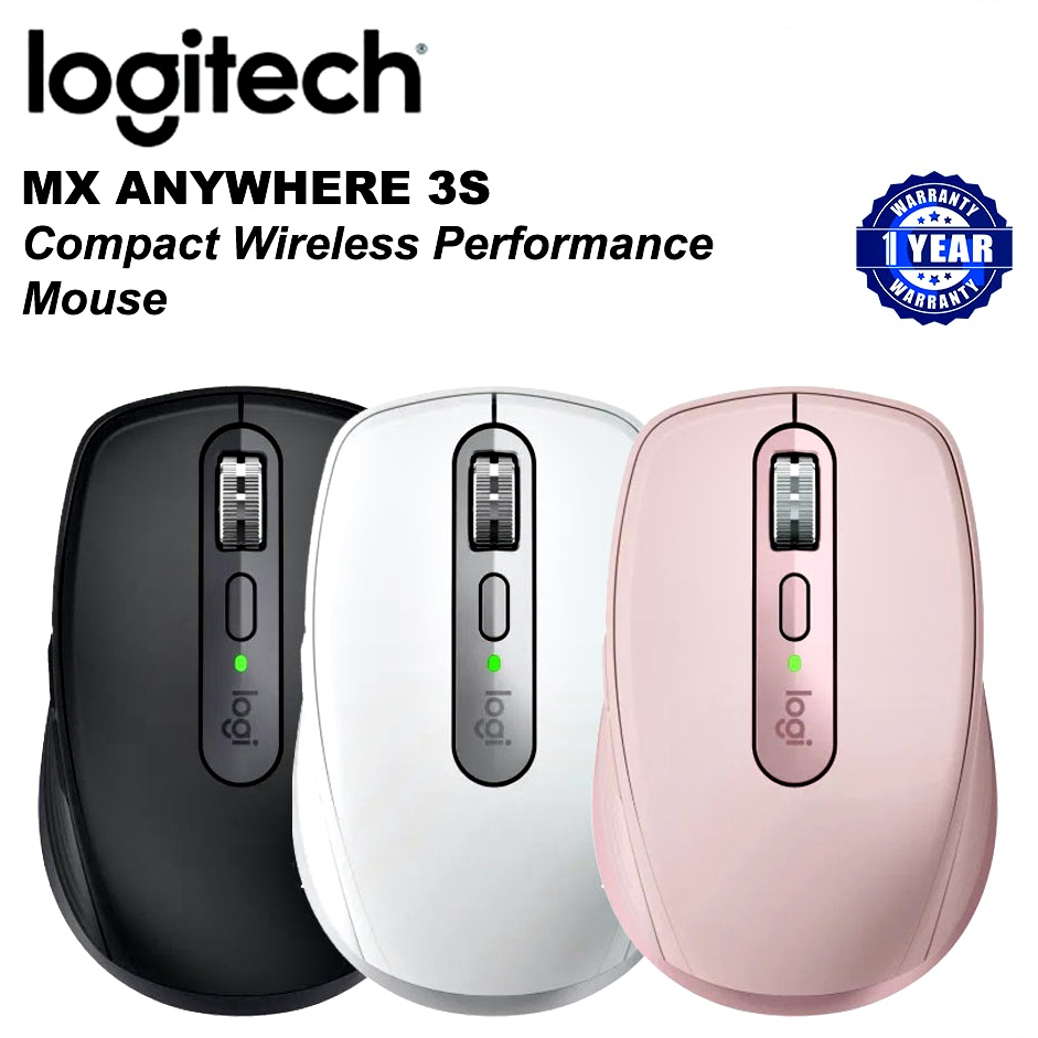 ⚡️เมาส์ไร้สายรุ่นใหม่⚡️ Logitech MX Anywhere 3S Compact Wireless Mouse เมาส์ไร้สายขนาดกะทัดรัด