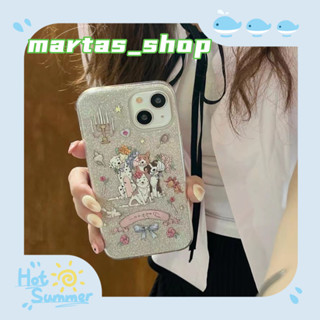 ❤️ส่งของขวัญ❤️ เคสไอโฟน 11 12 13 14 Pro Max การ์ตูน กราฟฟิตี ลูกสุนัข แฟชั่น ฤดูร้อน ความนิยม Case for iPhone สาวน่ารักห