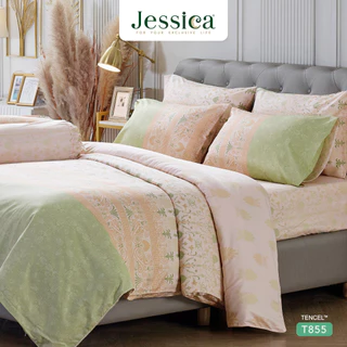 Jessica Tencel T855 ชุดเครื่องนอน ผ้าปูที่นอน ผ้าห่มนวม เจสสิก้า พิมพ์ลวดลายโดดเด่น ให้สัมผัสที่นุ่มลื่นดุจแพรไหม