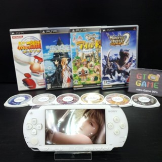 Sony PSP-1000 Ceramic White 4 GB.JAPAN 🇯🇵 menu Eng fw 6.61 95% 🤩