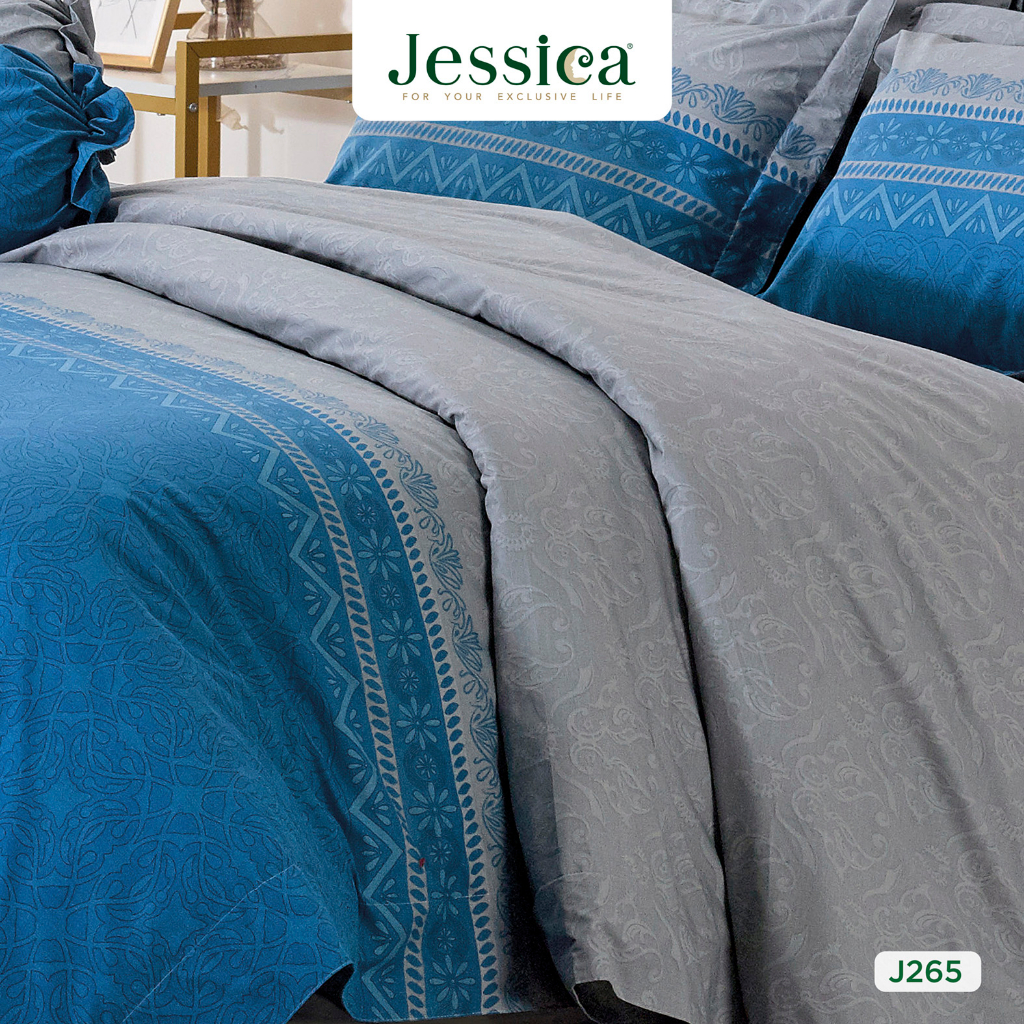 [NEW] Jessica Cotton mix J265 ชุดเครื่องนอน ผ้าปูที่นอน ผ้าห่มนวม เจสสิก้า พิมพ์ลายได้อย่างประณีตสวยงาม