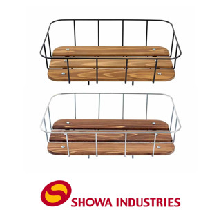 ตะกร้าจักรยาน Showa Wood Wire Rack