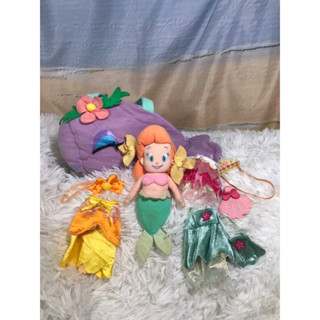 The Little Mermaid Ariel Disney Princess Tokyo Disney Resort ตุ๊กตา แอเรียล นางเงือก เบบี้ วินเทจ พร้อมชุดเล่น