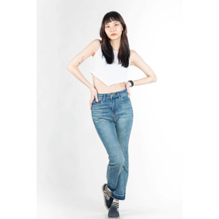 Niyom Jeans  :  รุ่น BJ007 กางเกงผู้หญิง ทรงขาม้าเต่อ