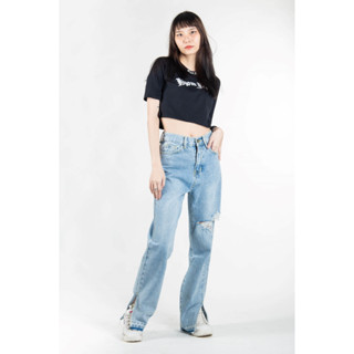 Niyom Jeans  :  รุ่น B249กางเกงผู้หญิง ทรงกระบอก