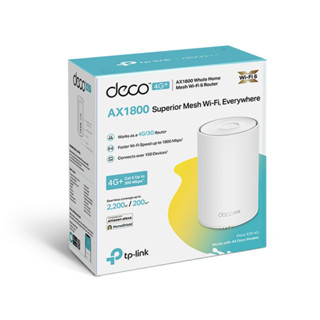 [ประกัน LT] TP-Link Deco X20-4G 4G+ AX1800 Whole Home Mesh WiFi 6 Gateway เราเตอร์ใส่ซิม ตัวขยายสัญญาณ - HITECHubon