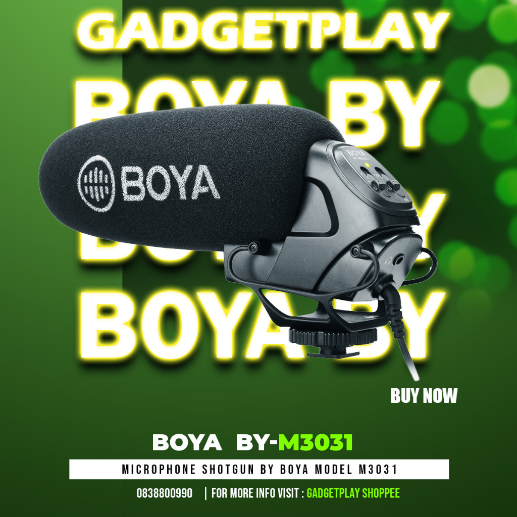 [กรุงเทพฯ ด่วน 1 ชั่วโมง] BOYA BY-BM3031 – Supercardioid Condenser Microphone