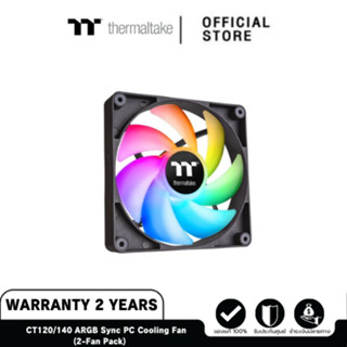 Thermaltake CT120/140 ARGB Sync PC Cooling Fan (2-Fan Pack) พัดลมและซิงค์ระบายความร้อน