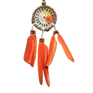 Dream catcher size 6 cm. (เครื่องรางดักความฝัน) DC609