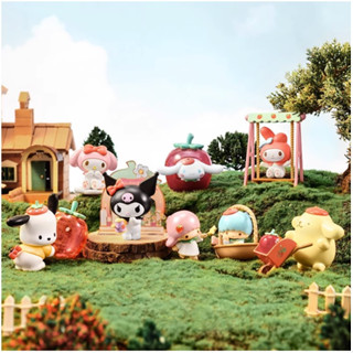 [พร้อมส่ง] โมเดลกล่องสุ่มซานริโอ้ Sanrio Characters Strawberry Farmงานลิขสิทธิ์ของแท้ (สุ่ม/ยกชุด)