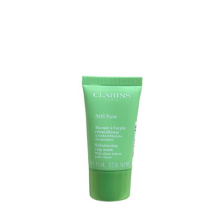 CLARINS SOS Pure Rebalancing Clay Mask 15 ml (ผลิต06/2565) ของแท้💯%