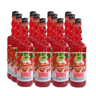 ติ่งฟง น้ำสควอช สตรอว์เบอรี่ 760 มล. x 12 ขวด