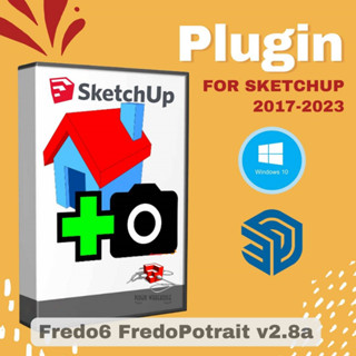 [E79] Fredo6 FredoPotrait v2.8a ( ปลั๊กอินกล้องถ่ายรูป ) | Plugin for Sketchup 2017-2023